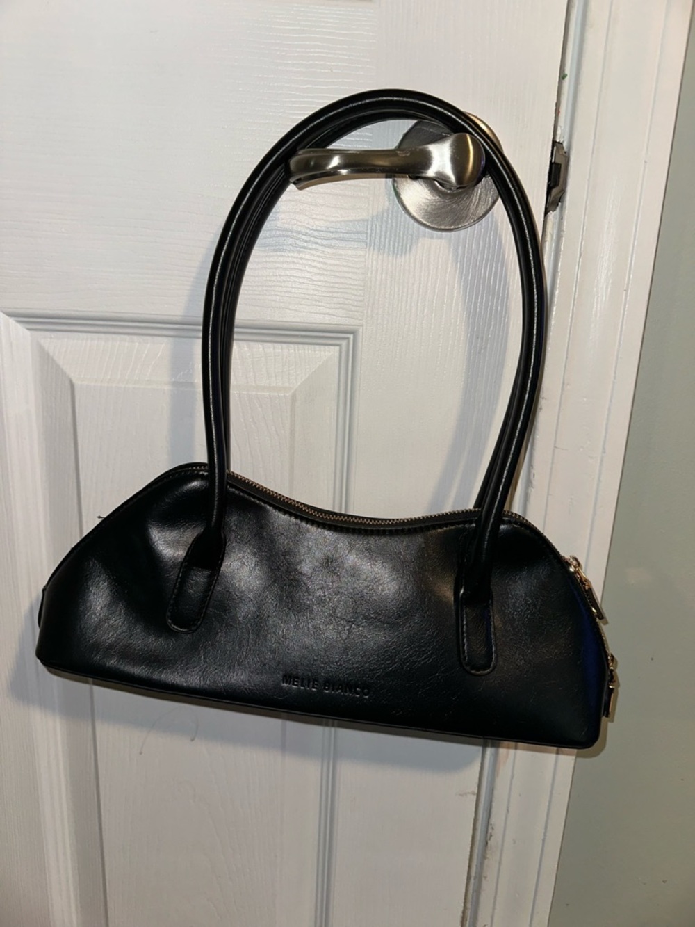 Melie Bianco Black Shoulder Bag